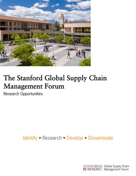 stanford supply chain